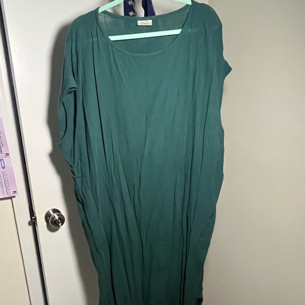 Chic Teal Maxi Dress